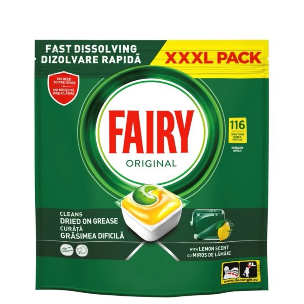 Fairy Tablete za mašinsko pranje suđa All in One  XXXL 116 kom slika 1