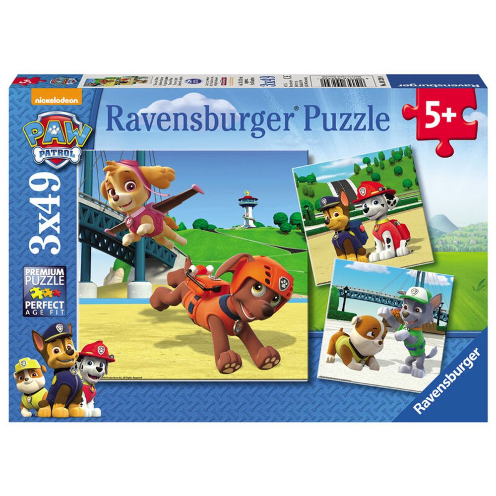 Paw Patrol puzzle 3 x 49 kom slika 1