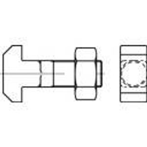 TOOLCRAFT 105958 vijak s čekić glavom M8 80 mm kvadratni DIN 186 čelik 25 St.