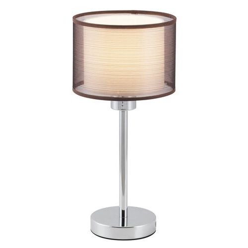 Rabalux Anastasia stona lampa E27 60W hrom/braon Moderna rasveta slika 2