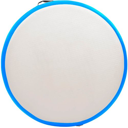 Gimnastička prostirka na napuhavanje 100x100x10 cm PVC plava slika 27