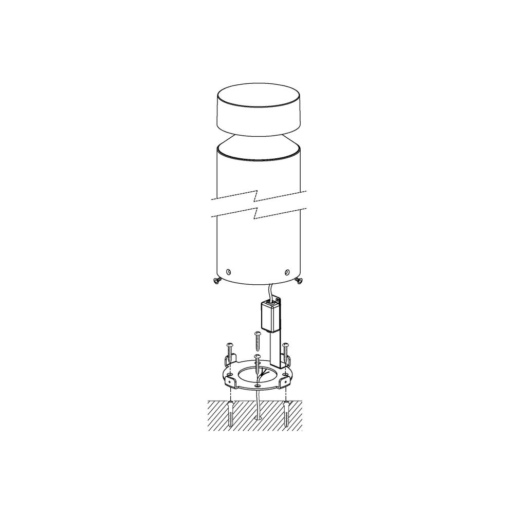 Eglo Melzo vanjska stojeća/1, led, 11w, 950lm, v-450, aluminij/crna  slika 5