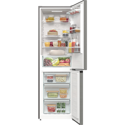 Gorenje N61EA2XL4 Kombinovani frižider, NoFrost, Visina 185 cm, Širina 60 cm, Siva metalik slika 7