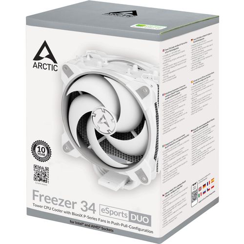 Freezer 34 eSports DUO-Grey/White,CPU Cooler with BioniX,P-Series Fans,LGA1700 Kit included slika 4