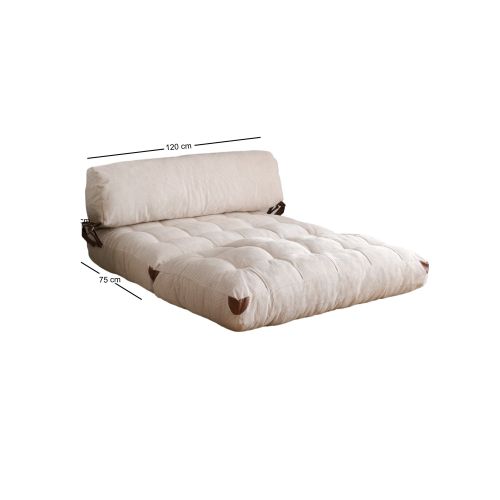 Fold Kadife 2 - Bela dvosed-sofa na razvlačenje slika 9