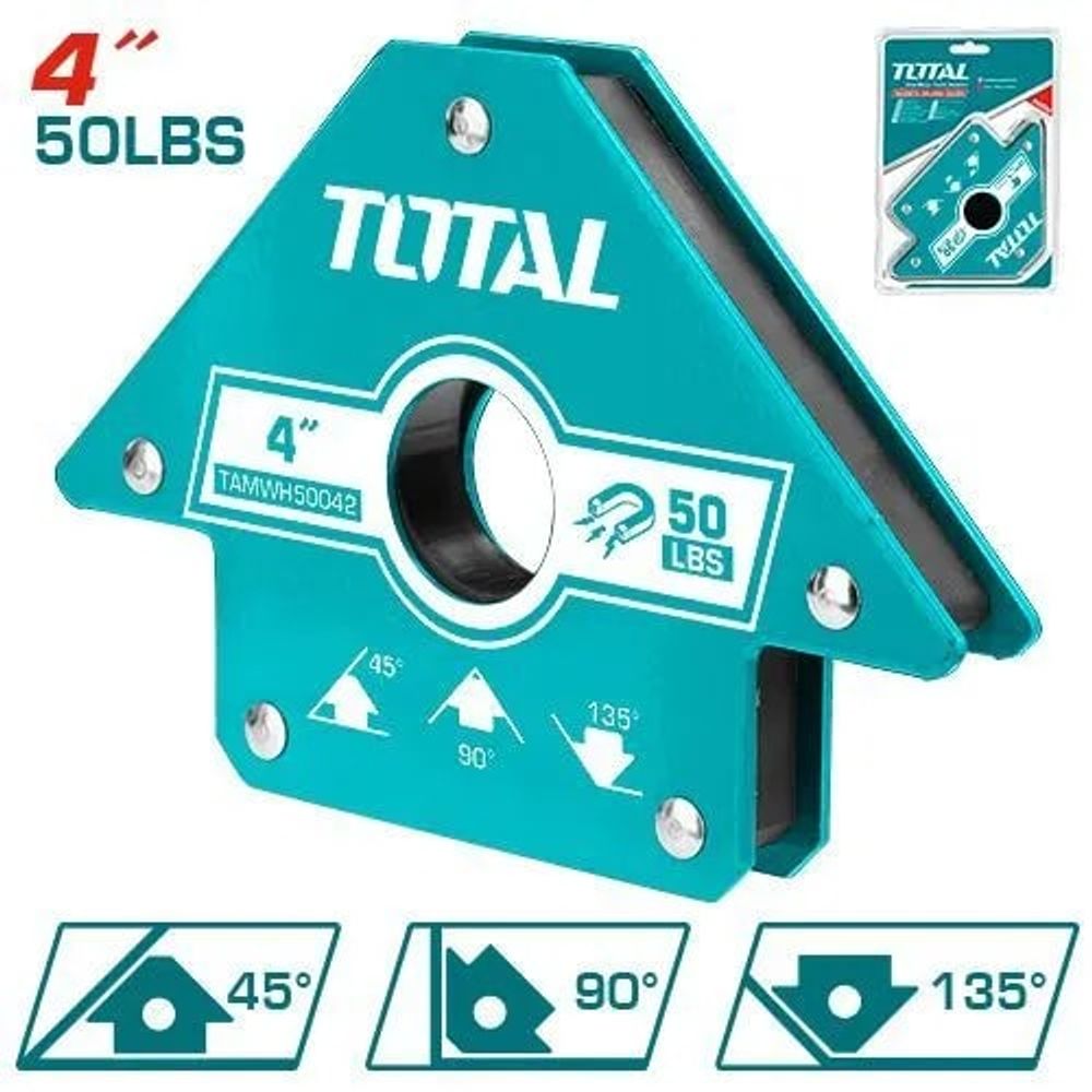 TOTAL Mágneski držač za zavarivanje 450 Lbs / 155*102*17.4mm (TAMWH50042) slika 2