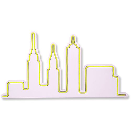 Wallity Ukrasna plastična LED rasvjeta, City Skyline - Yellow slika 11
