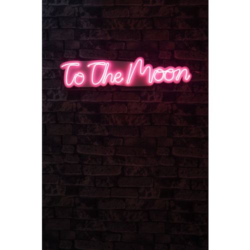 Wallity Ukrasna plastična LED rasvjeta, To the Moon - Pink slika 2