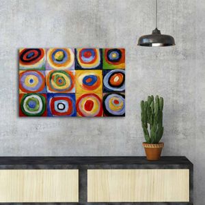 FAMOUSART-075 Dekorativna Slikarska Platna u Više Boja