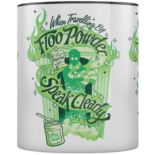 PYRAMID HARRY POTTER (FLOO POWDER) BLACK MUG slika 2