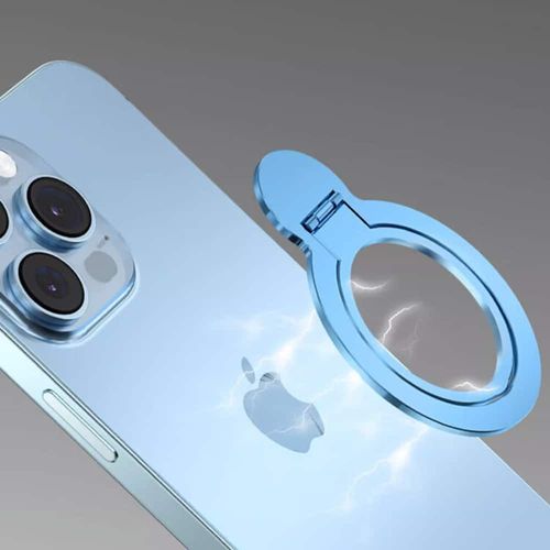 Techsuit – MagSafe telefonski prsten (MPR4) – Okrugli oblik- aluminijska legura – plavi slika 2
