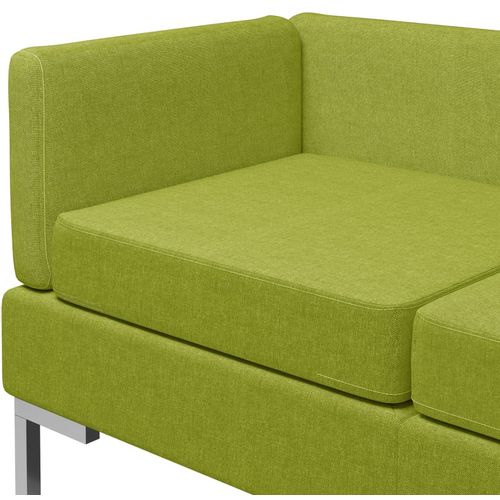 3-dijelni set sofa od tkanine zeleni slika 10