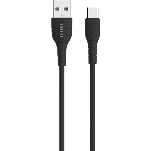 Kabel FIREBIRD by ADDA USB-207-BK, Charge+Data, USB-A na Type-C, 2.1A, 1m, crni slika 1