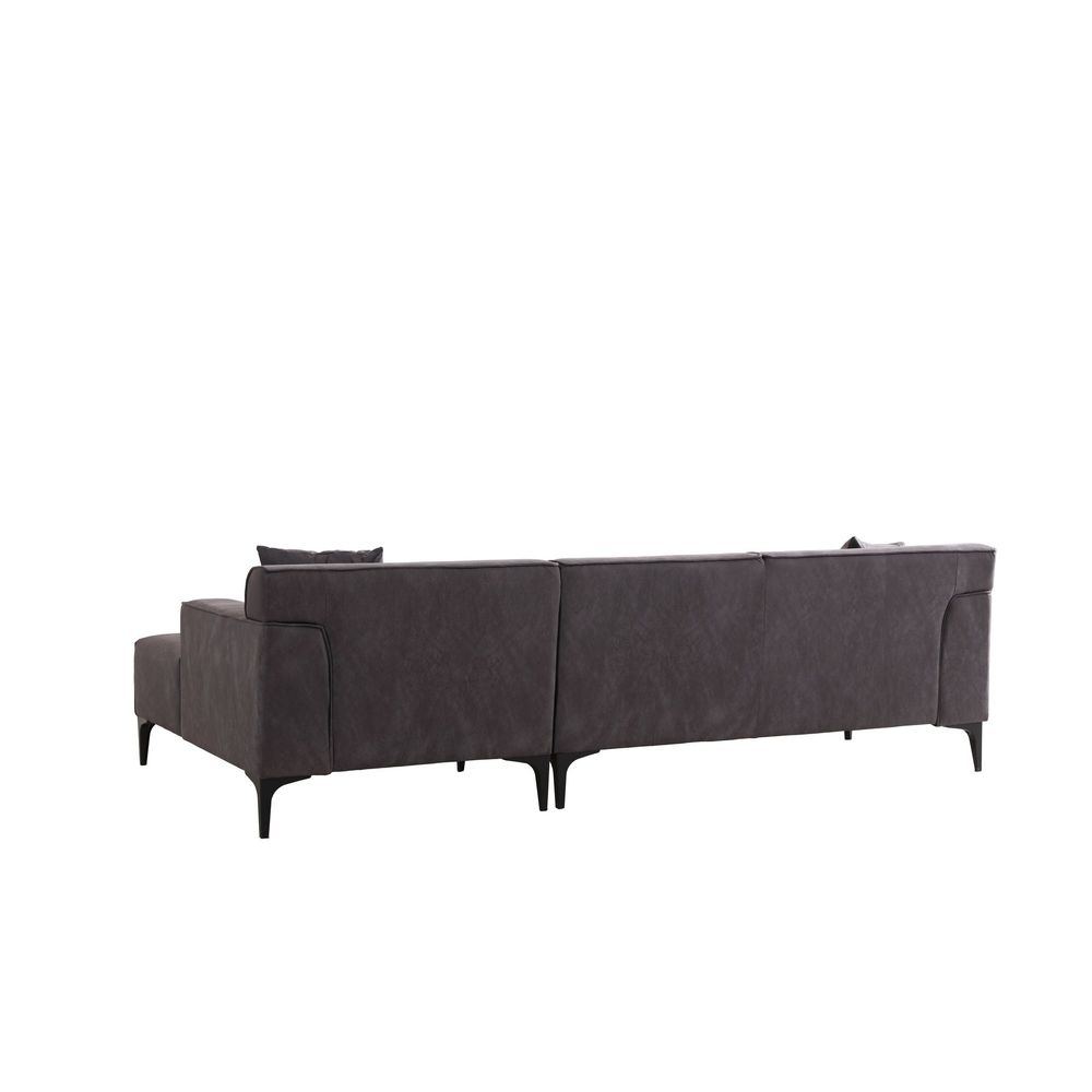 Ugaona Sofa Nova Petra R - boja: antracit slika 8