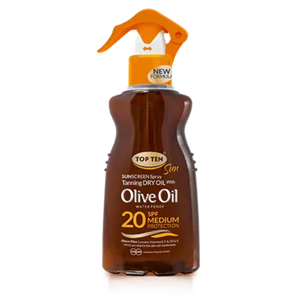TOP TEN OLIVE OIL SPREJ SPF 20 slika 1
