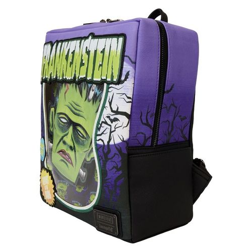 Loungefly Universal Monster Frankenstein Neon Mask Ruksak 28cm slika 4