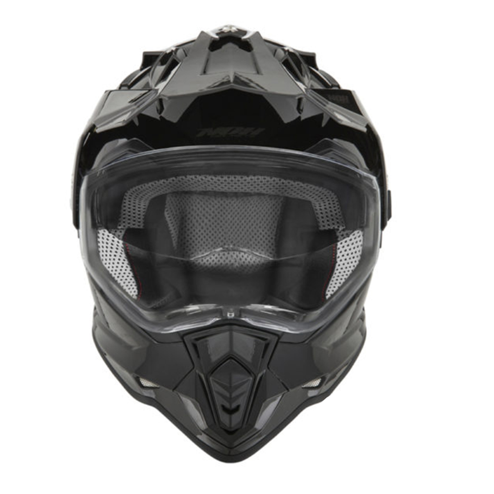 Zatvorena - full face off road kaciga za motor L vel. NOX Trail 632A N312 - Sjajna Crna slika 1