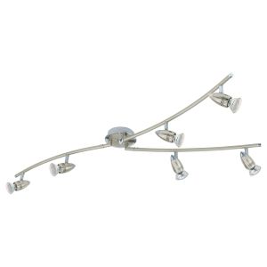 Eglo Magnum LED Reflektor 6 - GU10 6x3W, 6x240lm, Nikl-Mat/Krom