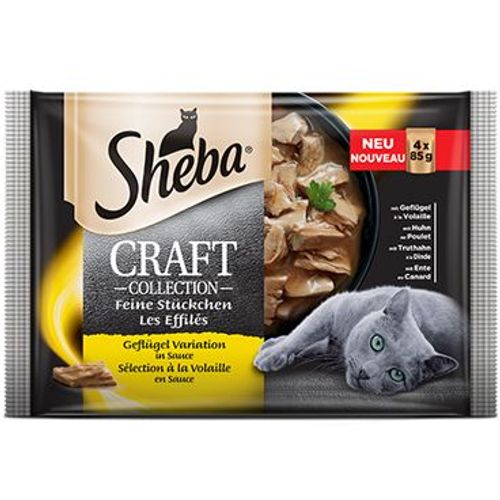 Sheba kesica, Craft izbor živine 4x85g slika 1