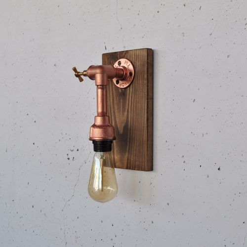 Pp176 Wooden Wall Lamp slika 6