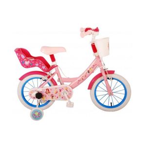Dječji bicikl Disney Princess 14" s dvije ručne kočnice rozi