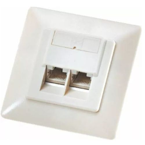 ROLINE Flush Mount Wall Jack Cat5e STP class D white slika 1