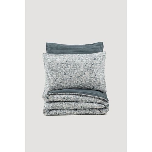 L'essential Maison Molly - Anthracite Anthracite
White
Grey Ranforce Double Quilt Cover Set slika 3