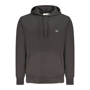 CALVIN KLEIN MEN'S BLACK ZIP-UP SWEATSHIRT