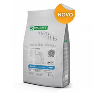 NPSC White Dog Grain Free Herring Adult Small/Mini 1.5 kg