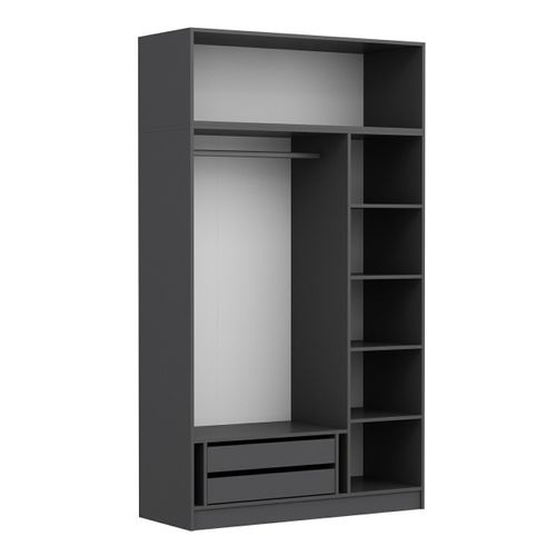 Woody Fashion Garderoba, Minar 3 Kapak 235 - Anthracite slika 7