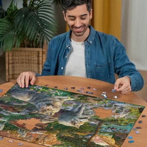 Puzzle Ravensburger Wolves in Spring slika 3