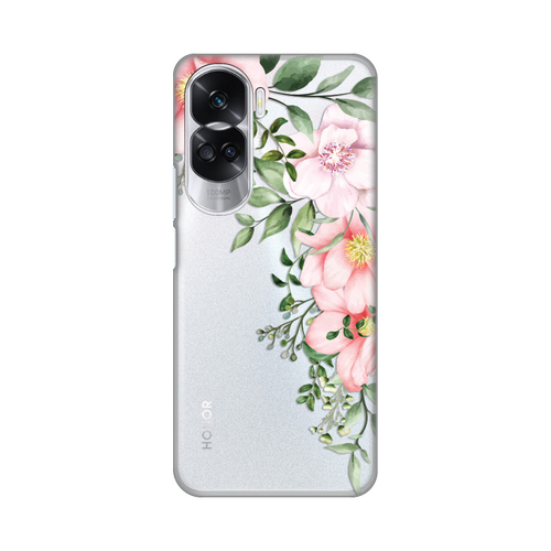 Torbica Silikonska Print Skin za Honor 90 Lite Gentle Rose Pattern slika 1