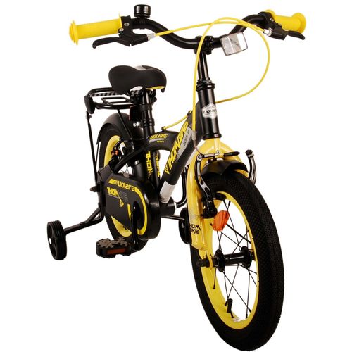 Dječji bicikl s dvije ručne kočnice Volare Thombike 14" crno-žuti slika 10