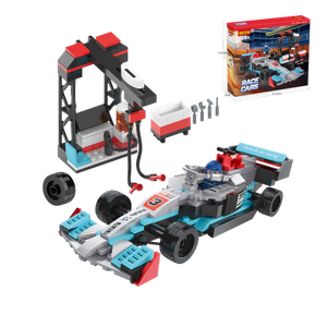 MKR412082 Cogo Kocke formula Race Cars 27,5x25,5cm, 288kom
