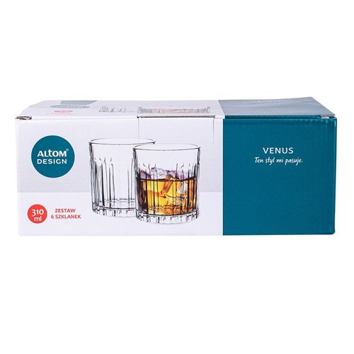 Altom Design Venus Čaše za Whiskey/Vodu 310 ml - Set od 6 Komada slika 14