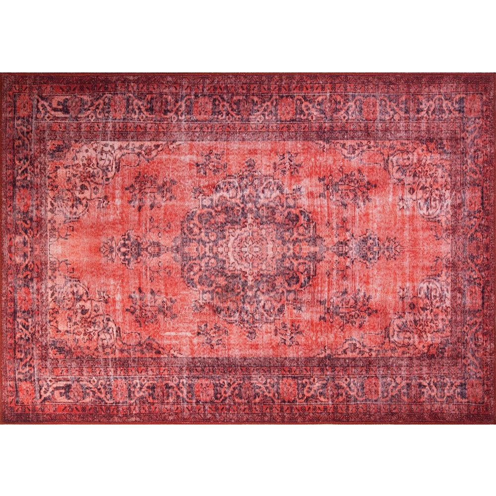 Šareni Hodnički Tepih Blues Chenille - Crveni AL 131 (75 x 230 cm) slika 1