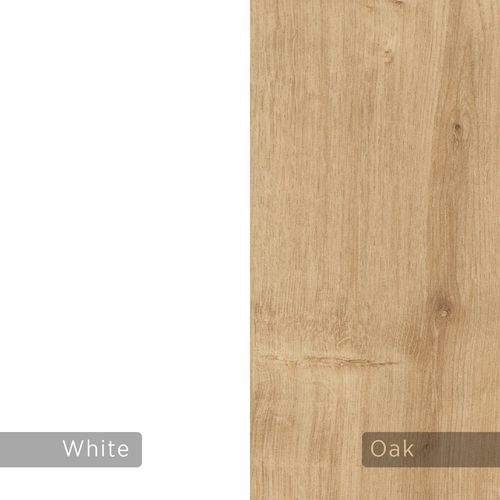 Woody Fashion Konzola, hrast Bijela boja, Fione 150 - Oak, White slika 6