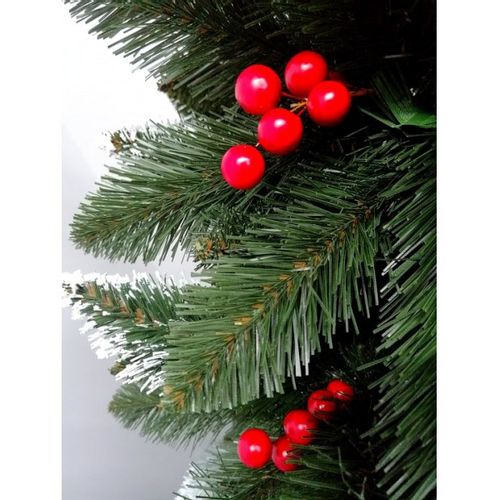 Umjetno božićno drvce – IZA s crvenim perlama – 220cm slika 5
