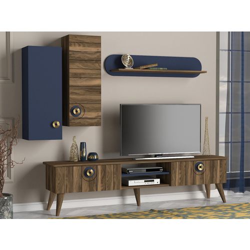 Woody Fashion TV jedinica, Orah Potkrovlje, Mare - Walnut, Loft slika 2