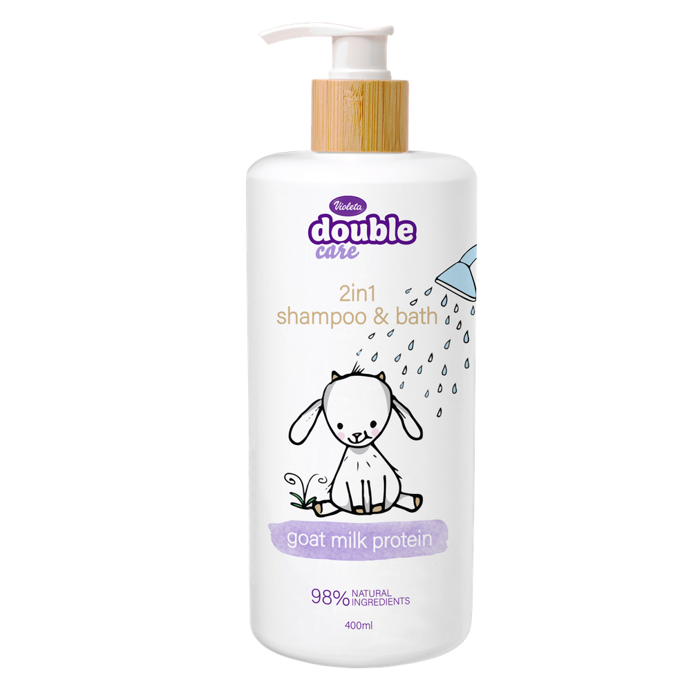 Violeta Double Care baby šampon i kupka 2u1 400ml slika 1