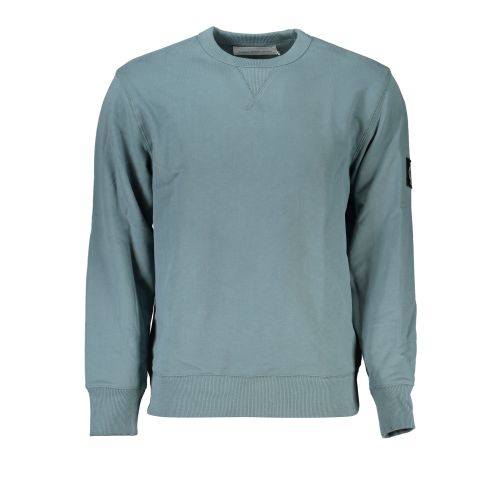 CALVIN KLEIN MEN'S GREEN ZIPLESS SWEATSHIRT slika 1