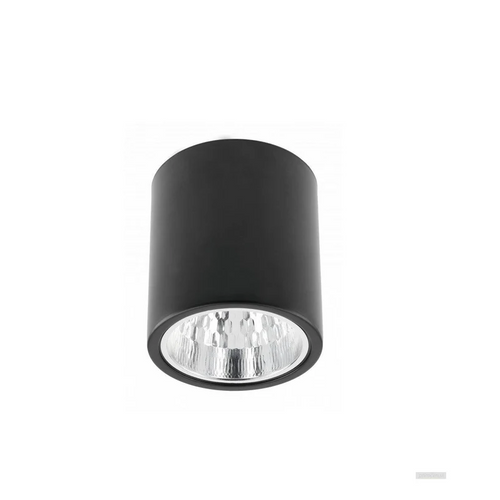 Stropna lampa GTV DRAGO 1xE27 230V IP20, crna slika 2