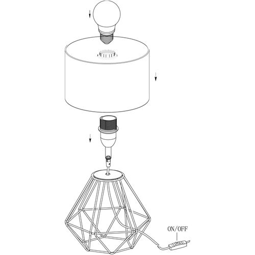 EGLO CARLTON 2 stolna lampa slika 5