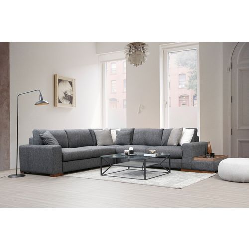 Atelier Del Sofa Kutna garnitura LOOP 5, antracit, Loop 5 slika 3