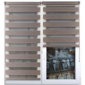 Luance rolo zavjesa zebra 75x180cm - taupe
