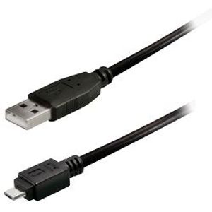 Transmedia USB typeA plug-Micro USB typeB 0,6m