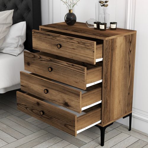 Lizbon 539 - Walnut Walnut Dresser slika 3