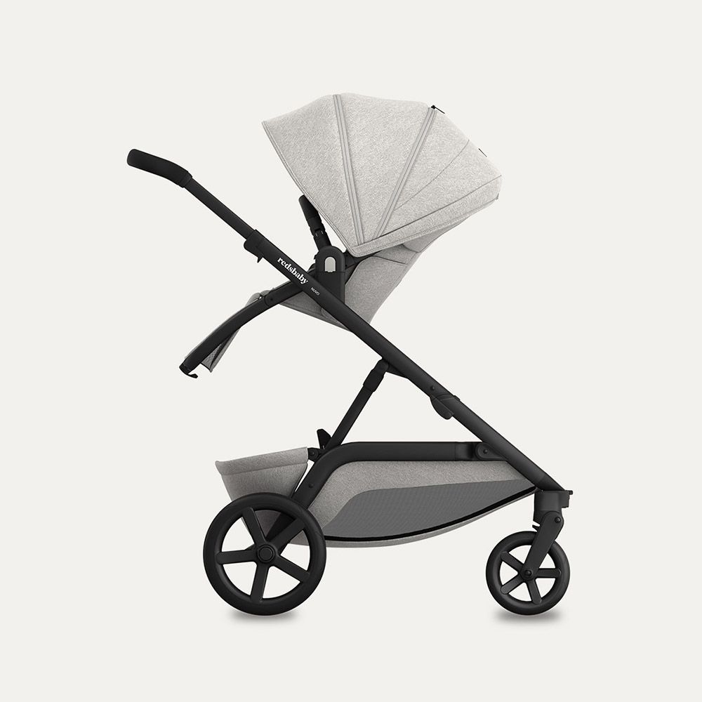 REDSBABY NUVO Twin dječja kolica 2u1 Gun Metal, Pebble M slika 5