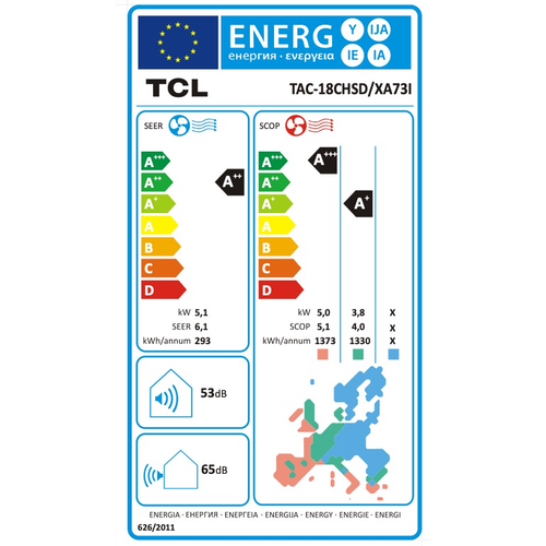 TCL klima uređaj Elite Inverter 5,1kW - TAC-18CHSD/XA73I slika 4