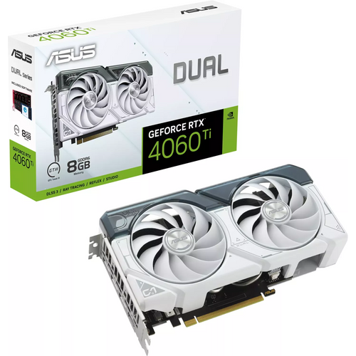 ASUS GeForce RTX 4060 Ti Bijela OC izdanje 8GB GDDR6 Grafička Kartica slika 1